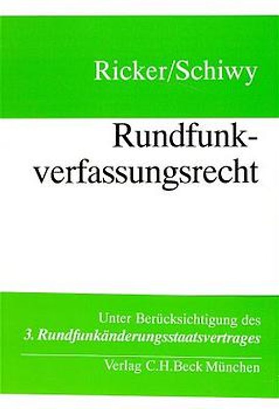 Rundfunkverfassungsrecht