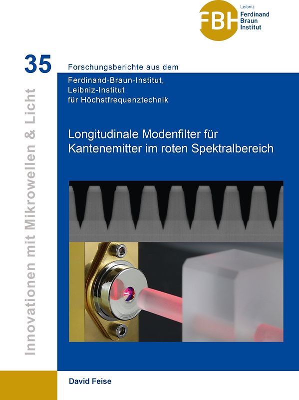 Longitudinale Modenfilter für Kantenemitter im roten Spektralbereich