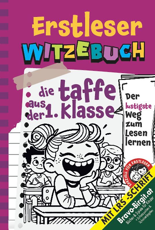Witzebuch für Erstleser | Cooles Geschenk für Mädchen ab 6 Jahre