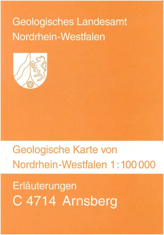 Geologische Karten von Nordrhein-Westfalen 1:100000 / Arnsberg