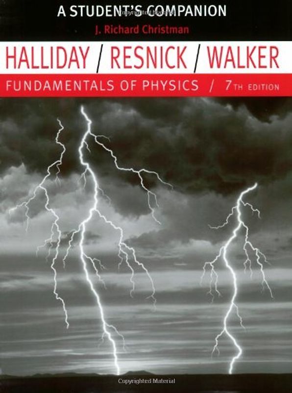 Fundamentals of Physics: Student Study Guide to 7r.e.