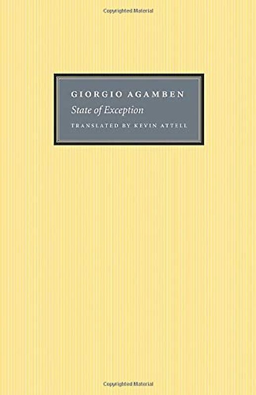 State of Exception - Agamben, Giorgio