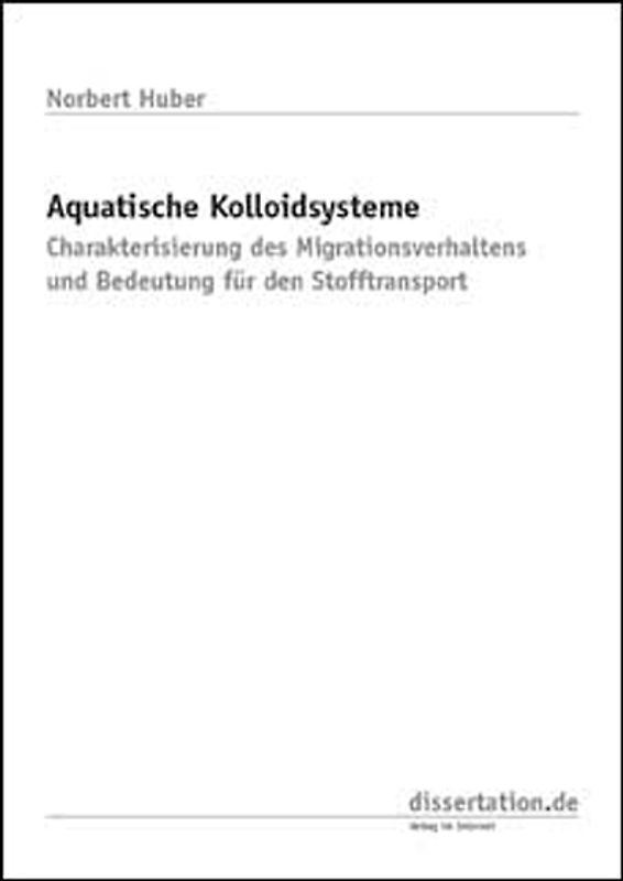 Aquatische Kolloidsysteme