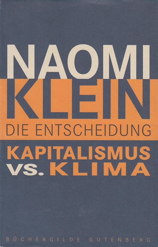 Die Entscheidung - Kapitalismus vs. Klima