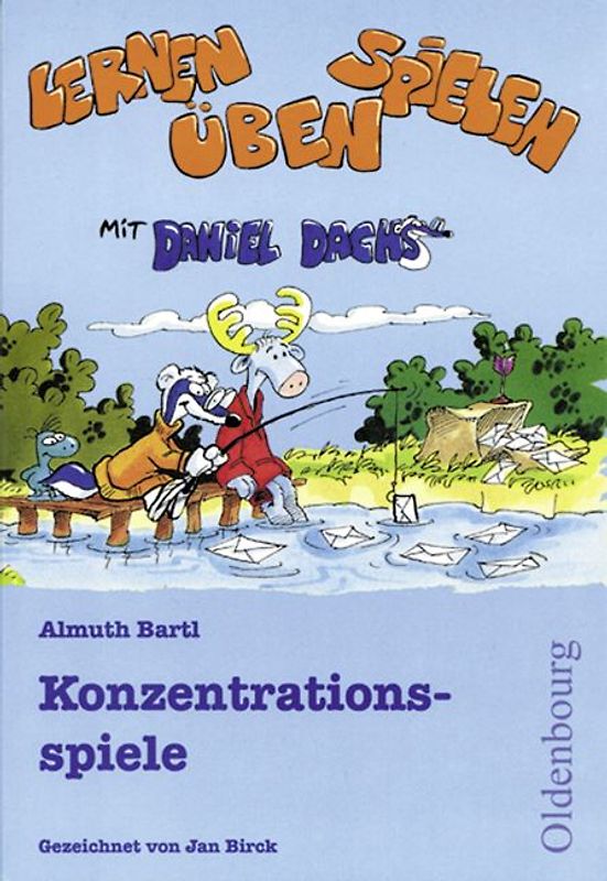 Lernen, spielen, üben mit Daniel Dachs / 2.-4. Schuljahr - Konzentrationsspiele. Lernspiel-Block