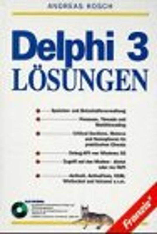 Delphi 3 Lösungen. Speicher- und Botschaftsverwaltung - Prozesse, Threads und Multithreading - Critical Sections, Mutexe und Semaphoren im praktischen Einsatz - Debug-API von Windows 95 - Zugriff auf das Modem - direkt oder via TAPI - ActiveX, ActiveForm, COM, WinSocket und Intranet