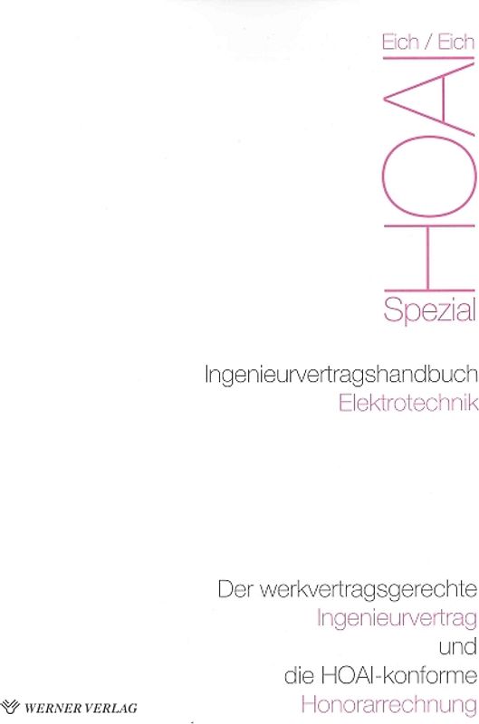 Ingenieurvertragshandbuch Elektrotechnik