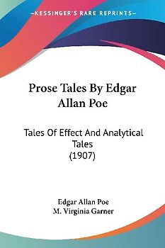 Prose Tales By Edgar Allan Poe