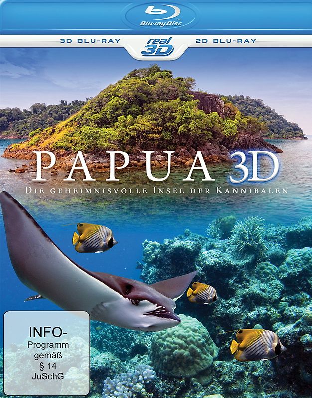 Papua - Die geheimnisvolle Insel der Kannibalen (Blu-ray 3D) 3D Blu-ray Disc
