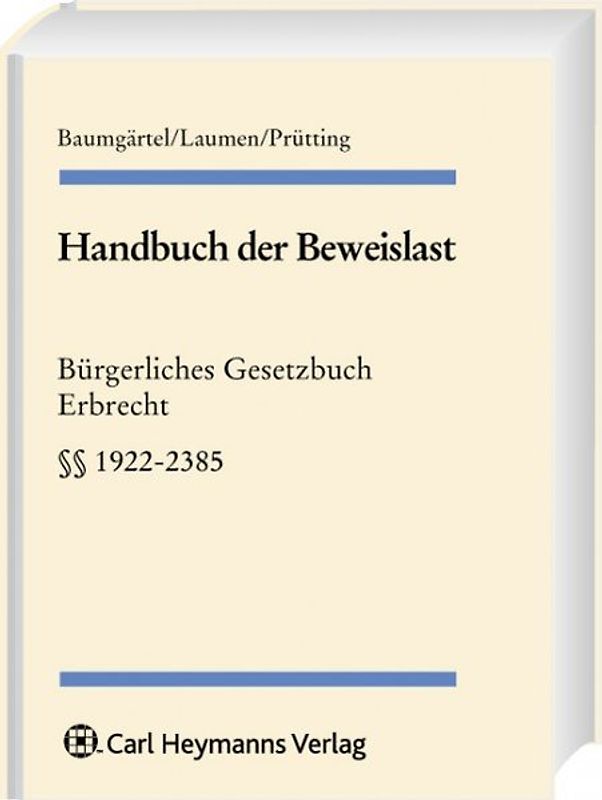 Handbuch der Beweislast