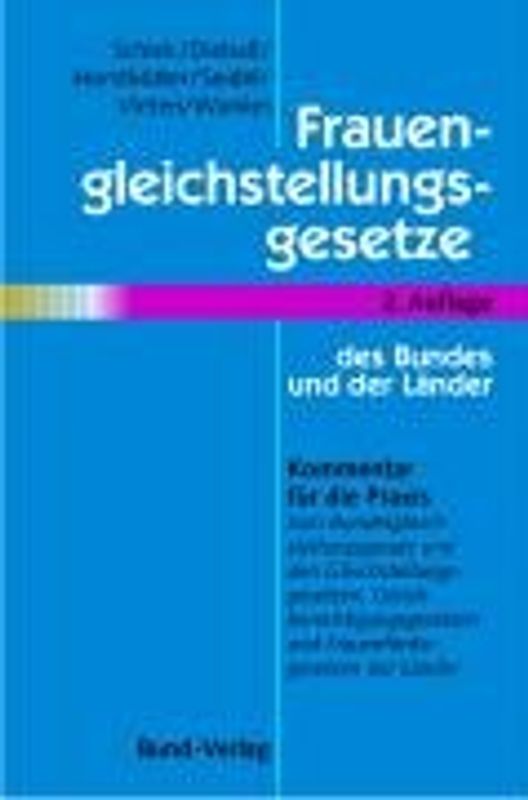 Frauengleichstellungsgesetze des Bundes und der Länder