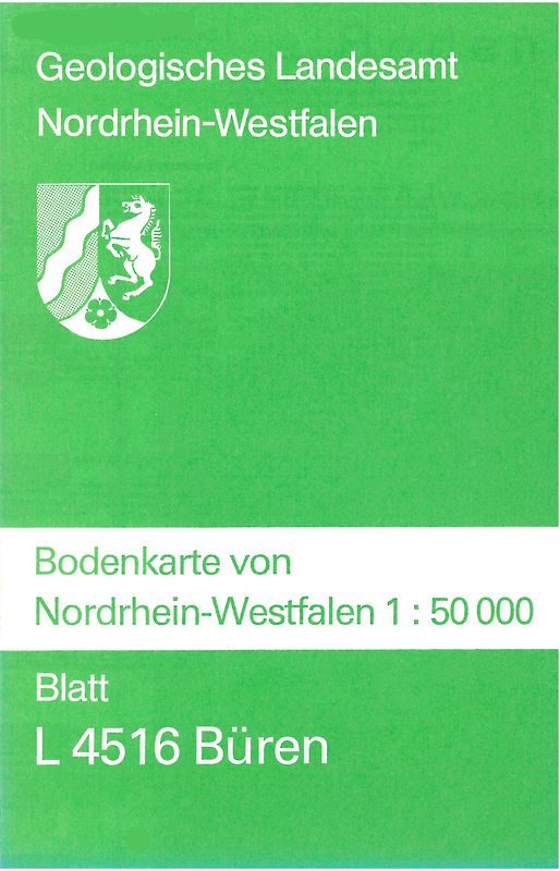 Bodenkarten von Nordrhein-Westfalen 1:50000 / Büren