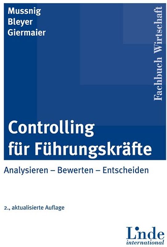 Controlling für Führungskräfte