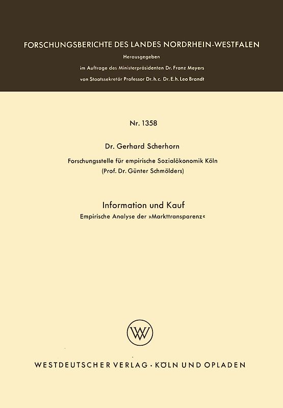 Information und Kauf