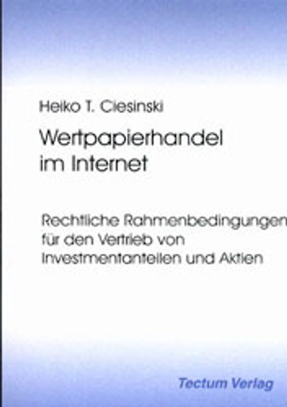 Wertpapierhandel im Internet