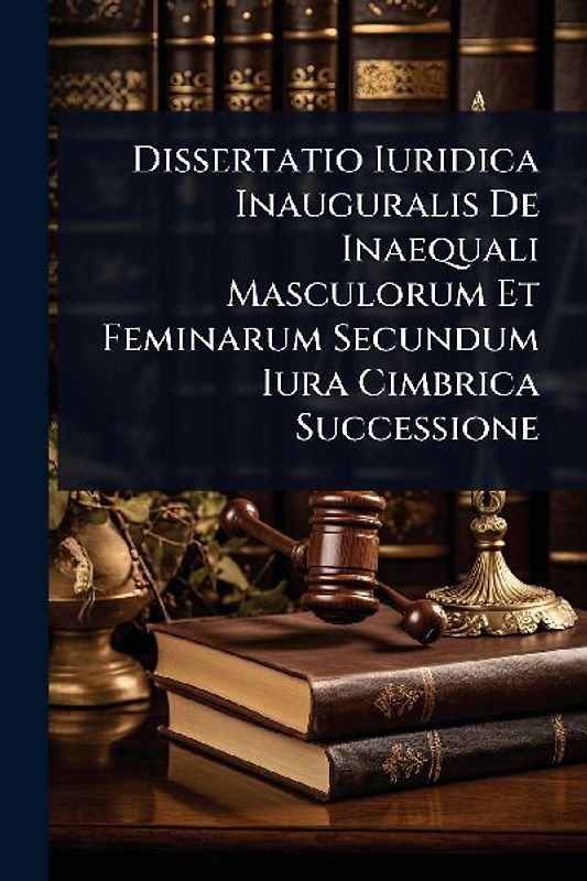 Dissertatio Iuridica Inauguralis De Inaequali Masculorum Et Feminarum Secundum Iura Cimbrica Successione