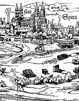 Jakob Wimpfeling. Lob des Speyrer Doms. Laudes ecclesiae Spirensis