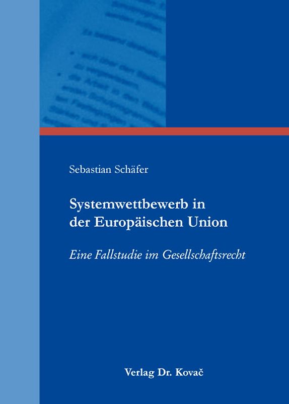 Systemwettbewerb in der Europäischen Union
