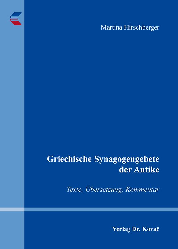 Griechische Synagogengebete der Antike