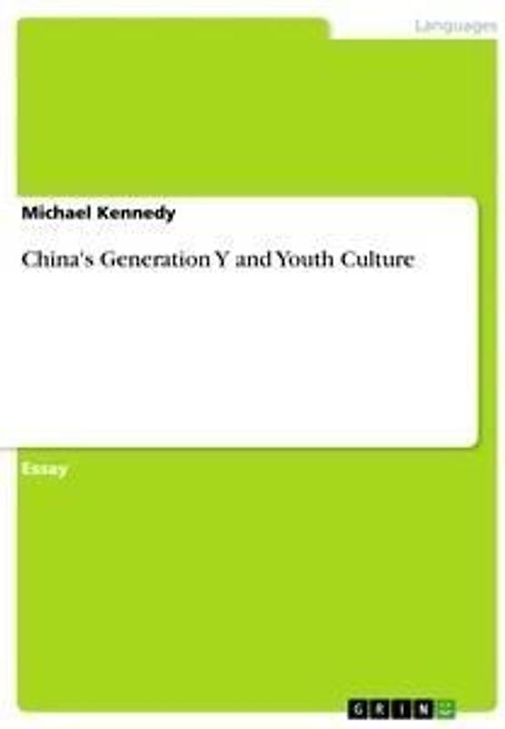 China's Generation Y and Youth Culture