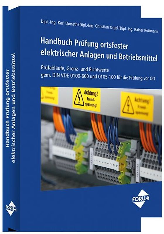 Handbuch Prüfung ortsfester elektrischer Anlagen und Betriebsmittel