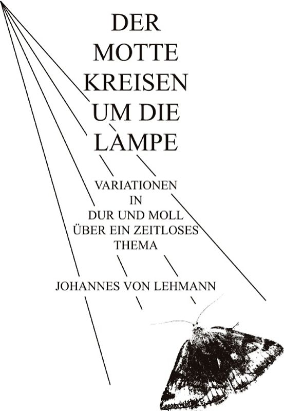 Der Motte Kreisen um die Lampe