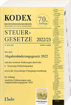 KODEX Steuergesetze 2022/23