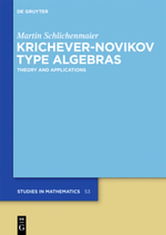 Krichever–Novikov Type Algebras