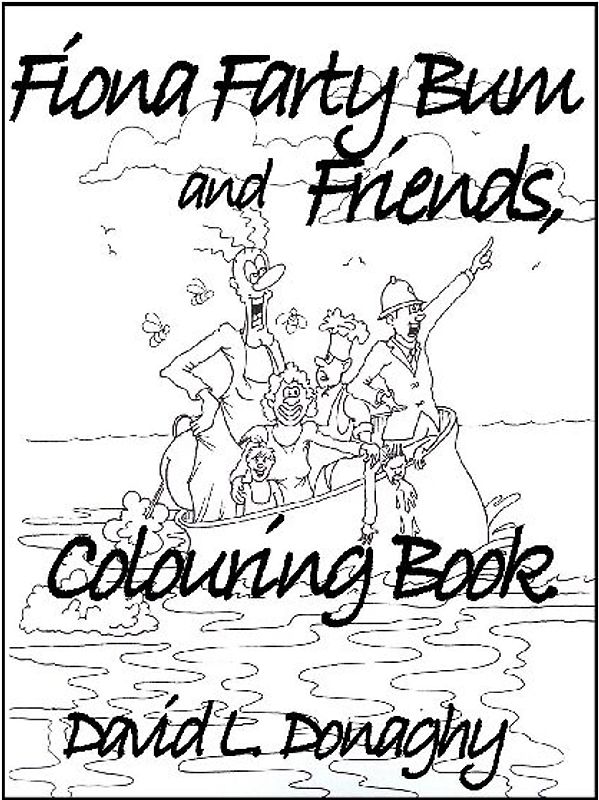 Fiona Farty Bum and friends colouring book