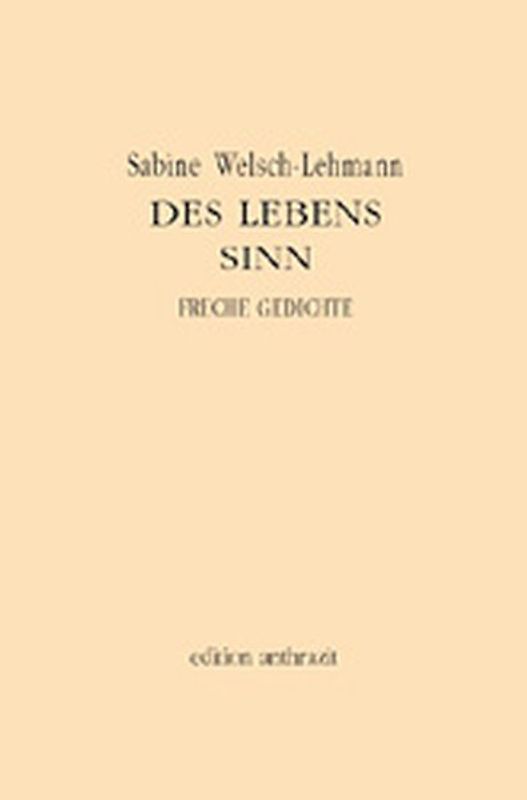 Des Lebens Sinn