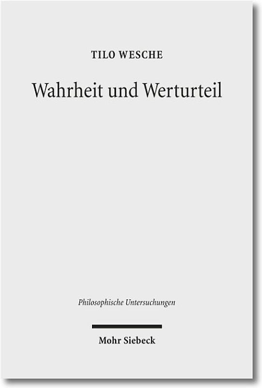 Wahrheit und Werturteil