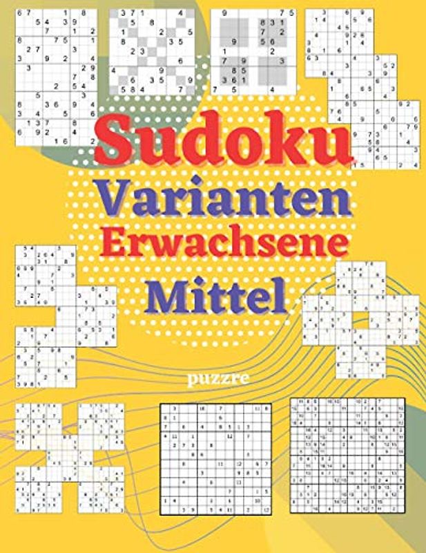 Sudoku Varianten Erwachsene Mittel: Denksport Sudoku Irregulär