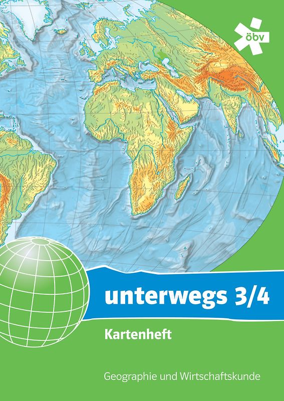 unterwegs. Geographie und Wirtschaftskunde 3/4, Kartenheft