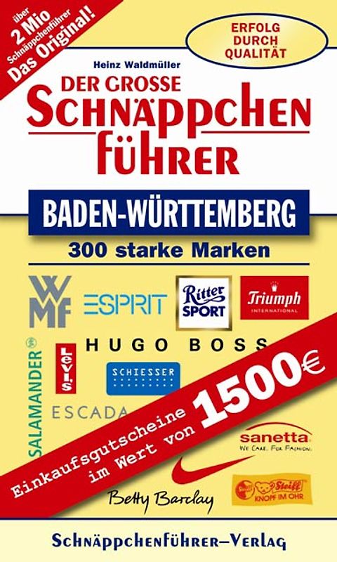 Der Grosse Schnäppchenführer Fabrikverkauf Baden-Württemberg