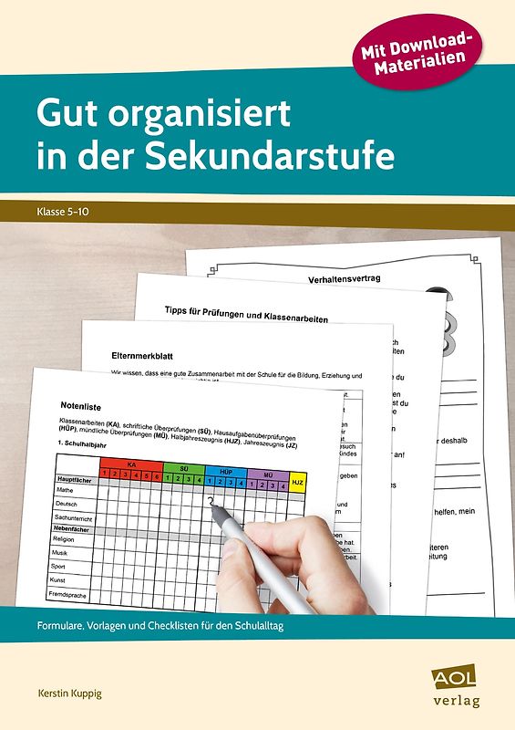 Gut organisiert in der Sekundarstufe