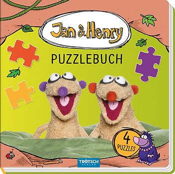 Trötsch Jan und Henry Puzzlebuch mit 4 Puzzle