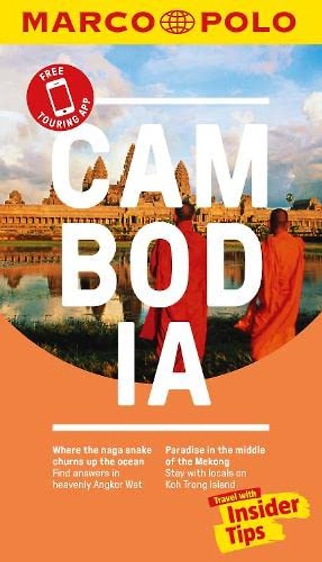 Cambodia Marco Polo Pocket Travel Guide - with pull out map: Free Touring App. Travel with Insider-Tips (Marco Polo Guide)