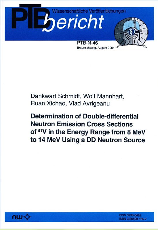 Determination of Double-differential Neutron Emmission Cross Sections of 51V in the Energy Range from 8 MeV to 14 MeV Using a DD Neutron Source