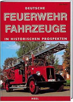 Feuerwehrfahrzeuge im Prospekt