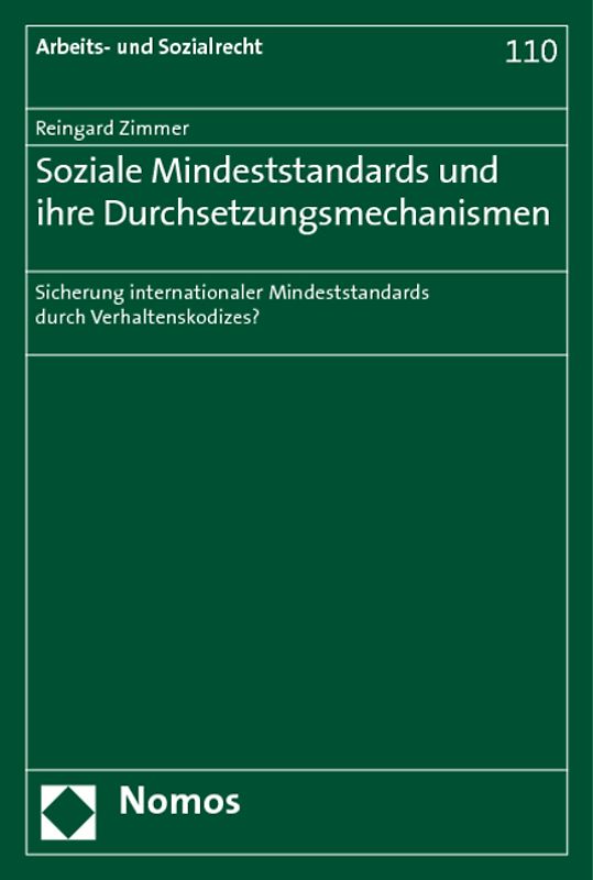 Soziale Mindeststandards und ihre Durchsetzungsmechanismen