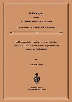 Elektromagnetische Induktion in einem Leitenden Homogenen Zylinder durch Äussere Magnetische und Elektrische Wechselfelder