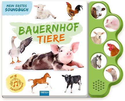 TRÖTSCH - Soundbuch Mein erstes Soundbuch Bauernhoftiere| Ab 2 Jahren