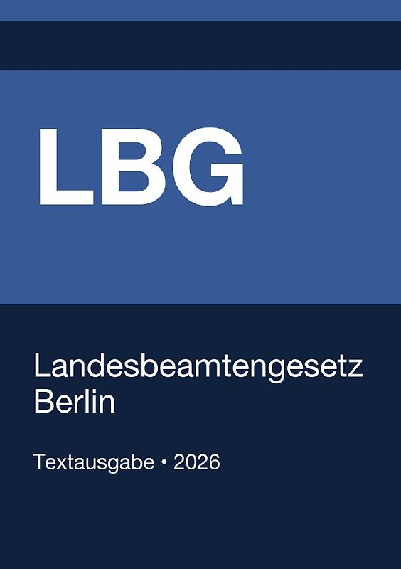 LBG - Landesbeamtengesetz Berlin 2026