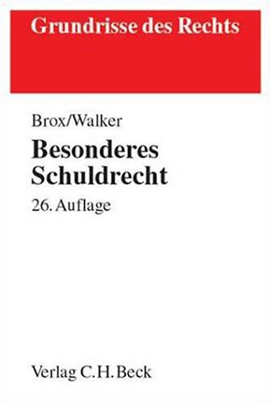 Besonderes Schuldrecht