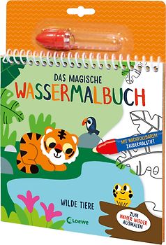 Das magische Wassermalbuch - Wilde Tiere