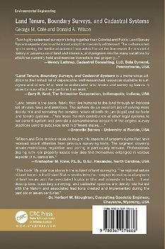 Land Tenure, Boundary Surveys, and Cadastral Systems