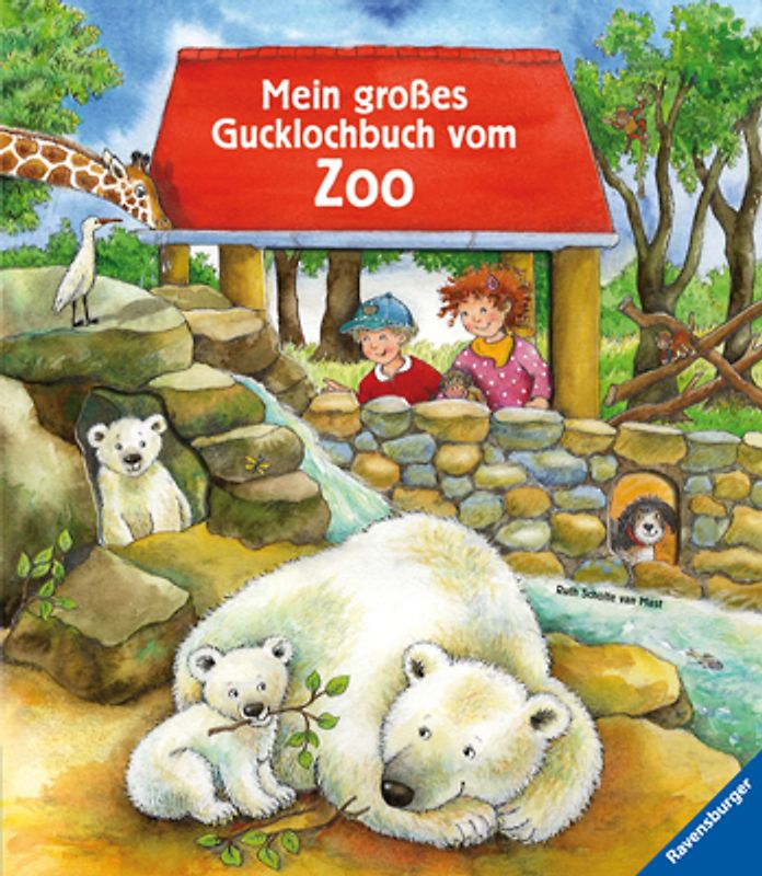 Mein großes Gucklochbuch vom Zoo