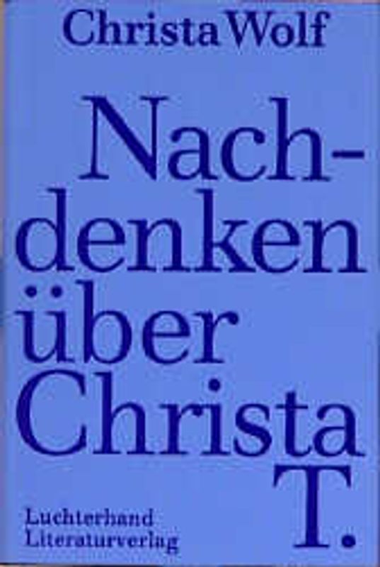 Nachdenken über Christa T.