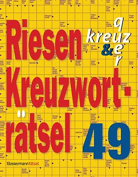 Riesen-Kreuzworträtsel 49 - 5er VE