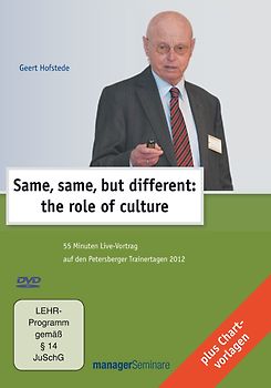 Same, same, but different: the role of culture DVD